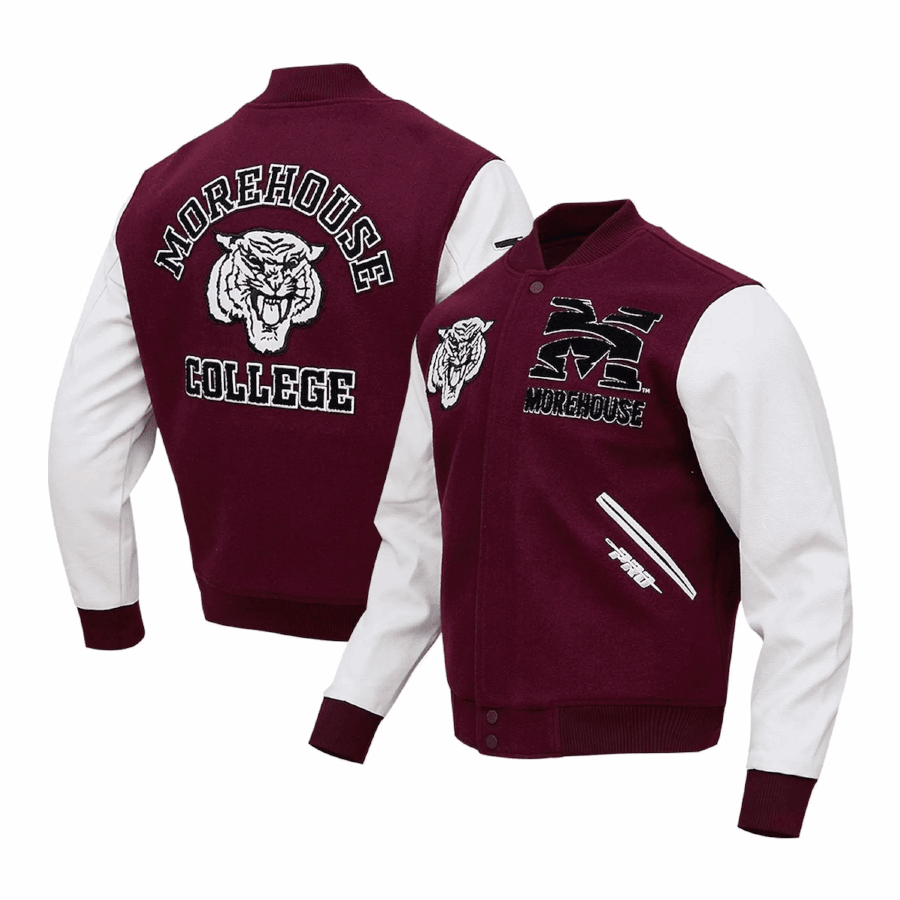 Morehouse University Baseball Jacket Rus Athletic outlet Size XL