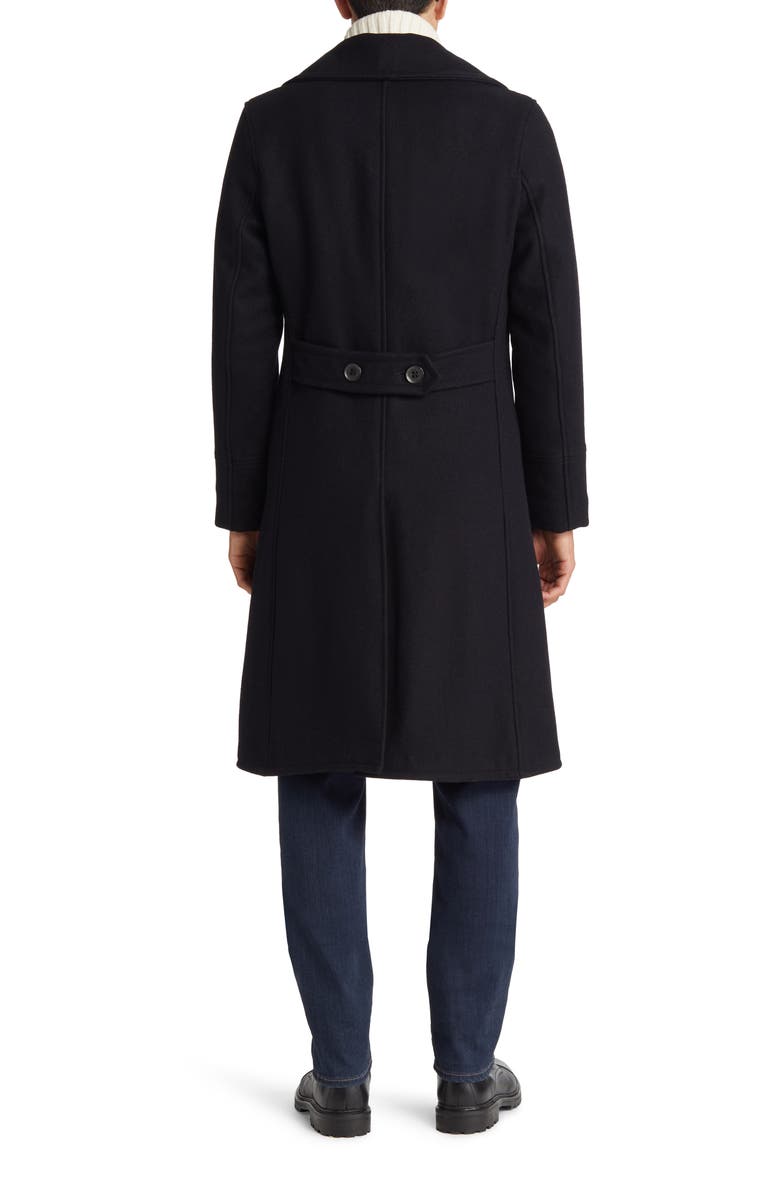 Wool Blend Officer's Coat - Versatile Jackets