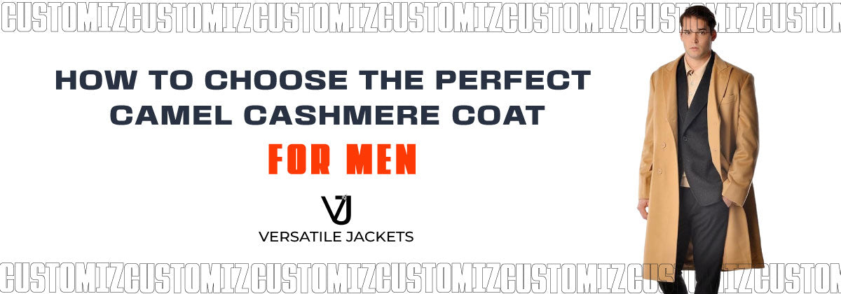  Camel Cashmere Coat for Men