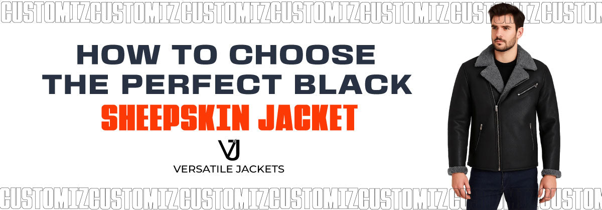 Black Sheepskin Jacket