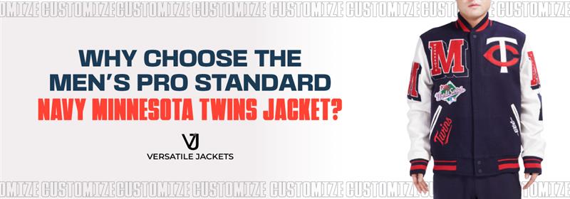Men's Pro Standard Navy Minnesota Twins Jacket