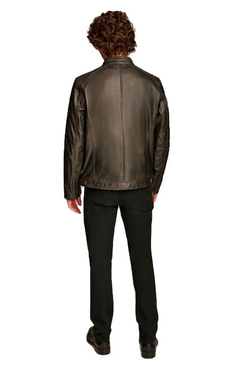  Moto Racer Leather Jacket