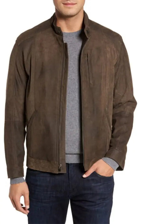 Suede Moto Jacket - Versatile Jackets