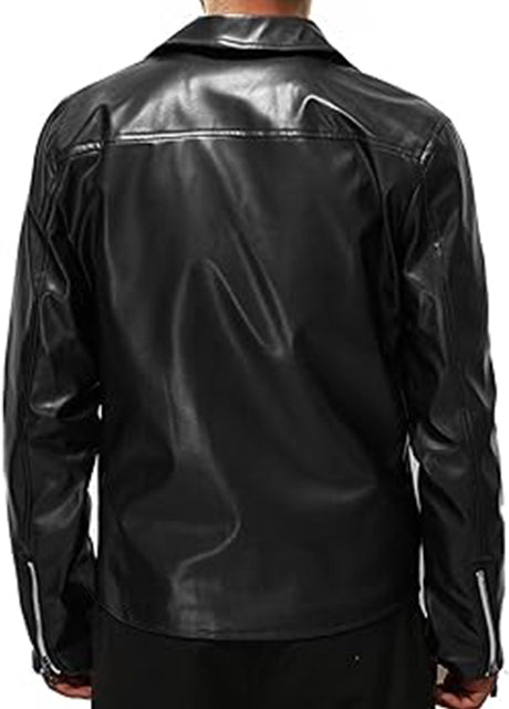  Men's Stylish Leather Motorcycle Jacket