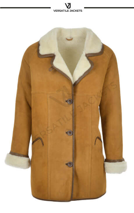 Tan Sheepskin Coat – Florence