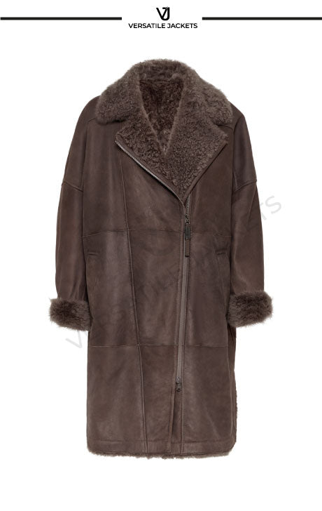 Luxurious Shearling Coat - Stylish, Warm, and Timeless Outerwear