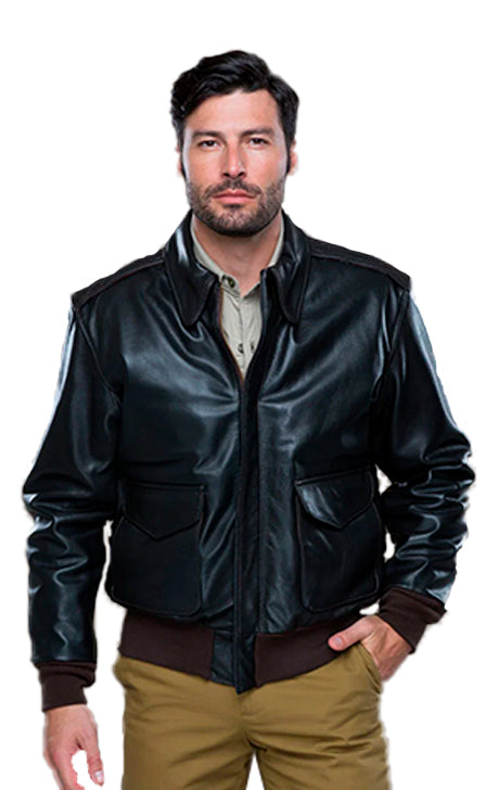 U.S.A.F. A-2 Leather Jacket – Brown
