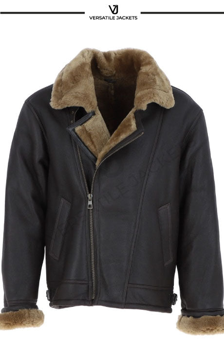 Sheepskin Flying Jacket in Ginger – Luan