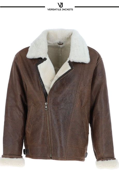 Antique Sheepskin Flying Jacket – Luan