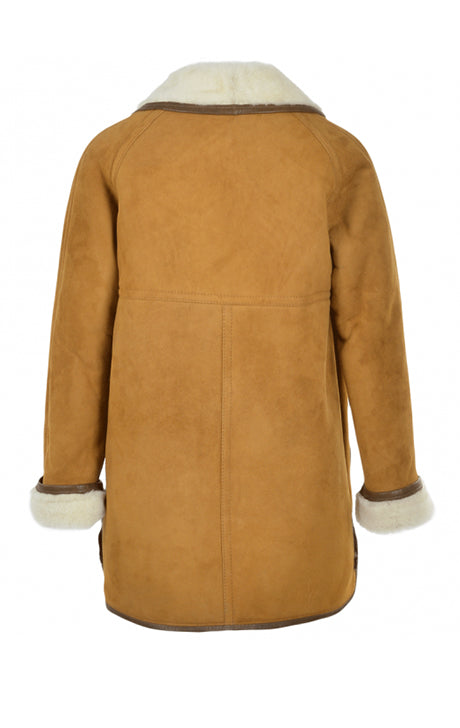  Tan Sheepskin Coat – Florence