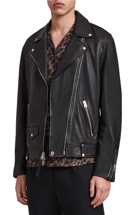 Milo Leather Biker Jacket - Versatile Jackets