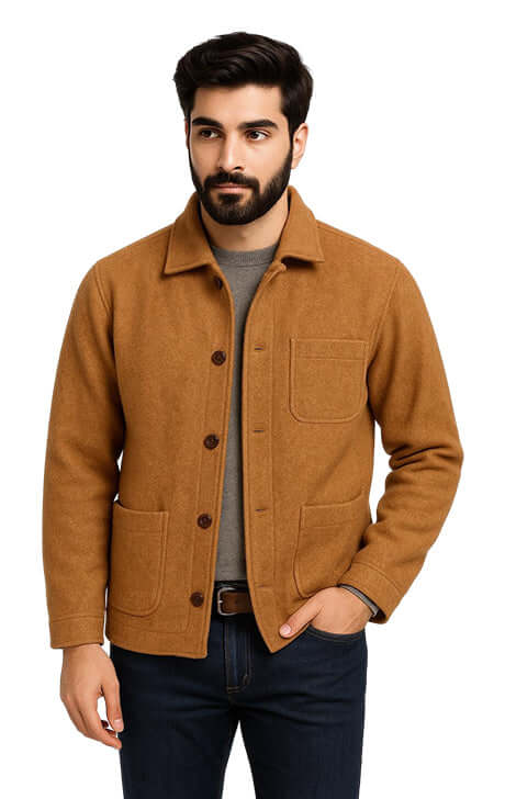 Boiled Wool Chore Coat