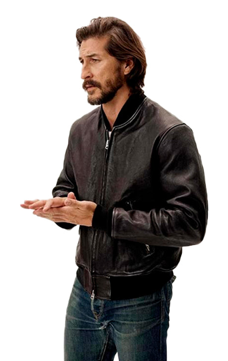 Bruiser Leather Bomber Jacket