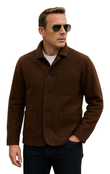 Boiled Wool Chore Coat