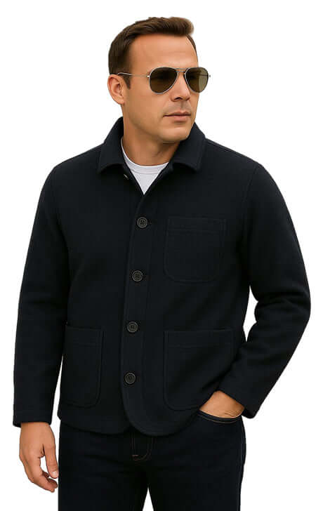 Boiled Wool Chore Coat