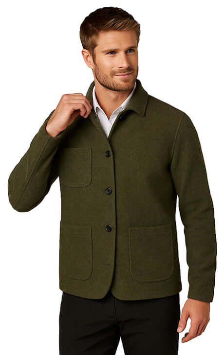 Boiled Wool Chore Coat