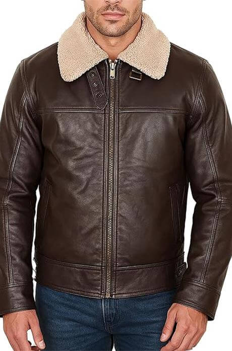  Bomber Sheepskin Jacket