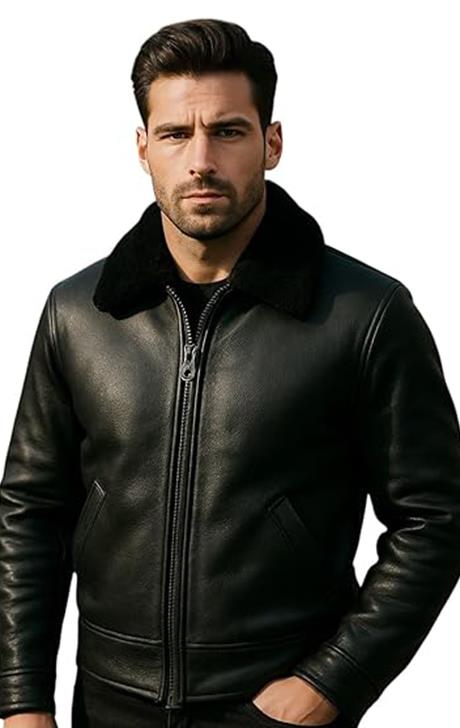  Bomber Sheepskin Jacket