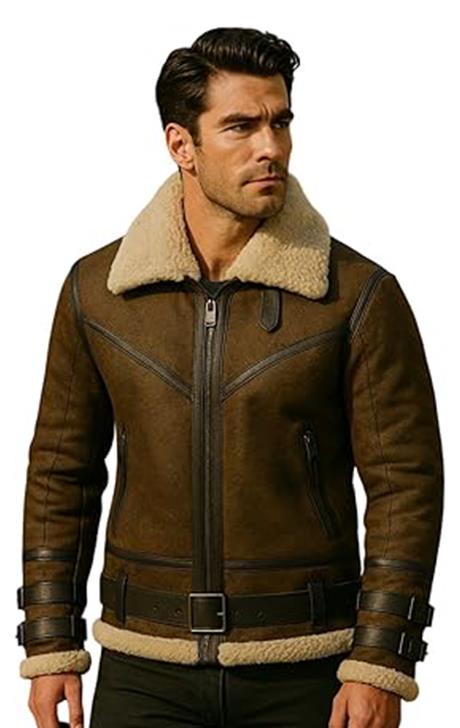  Bomber Sheepskin Jacket