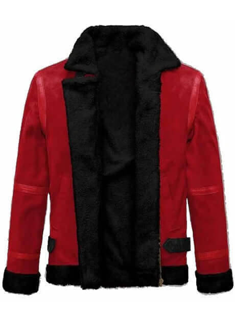 Shearling-Lined Winter Jacket for Men