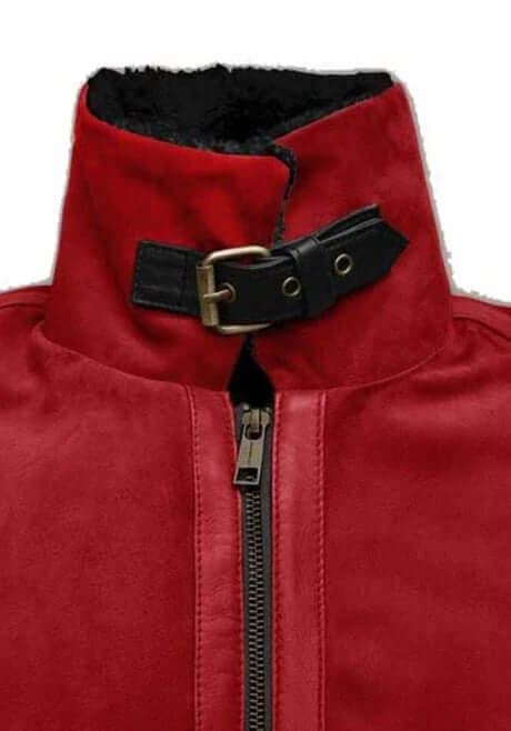 Shearling-Lined Winter Jacket for Men