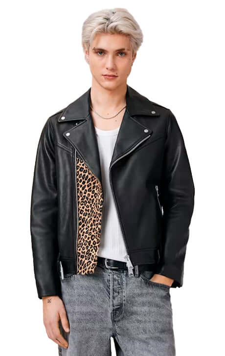 Moto Style Leather Jacket