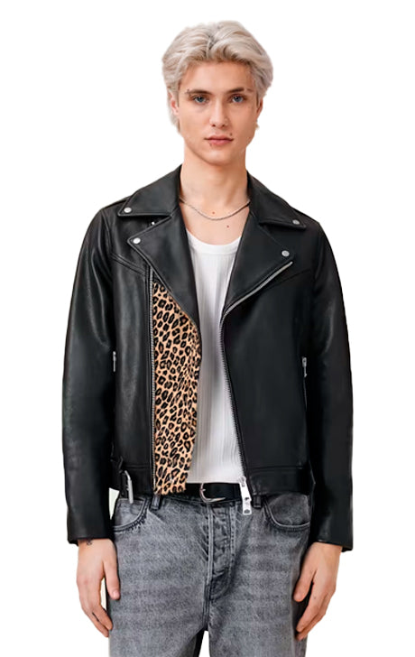 Moto Style Leather Jacket