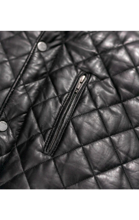 Biker Style Quilted Vest