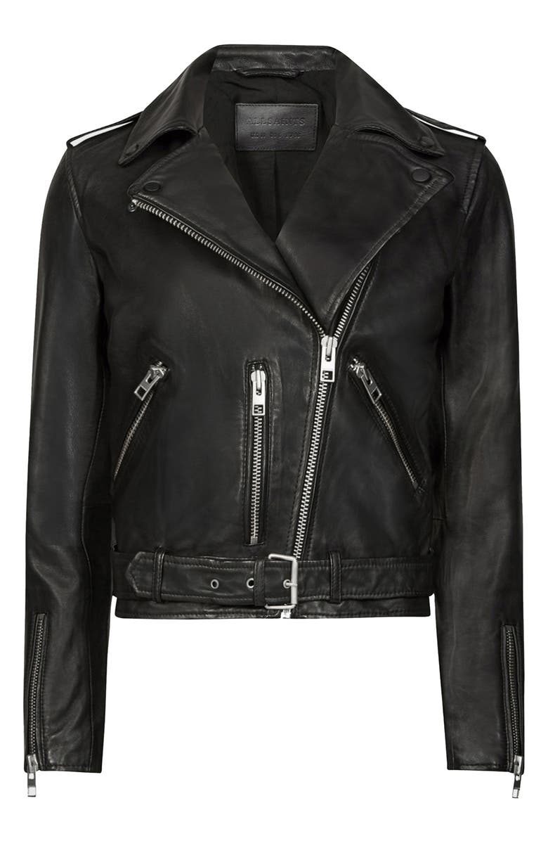 Lightweight Leather Biker Jacket - Versatile Jackets