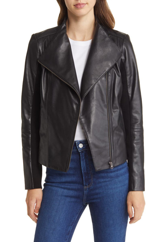 Leather Moto Jacket - Versatile Jackets