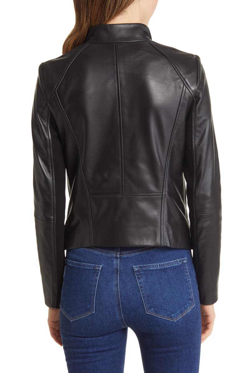 Leather Moto Jacket - Versatile Jackets