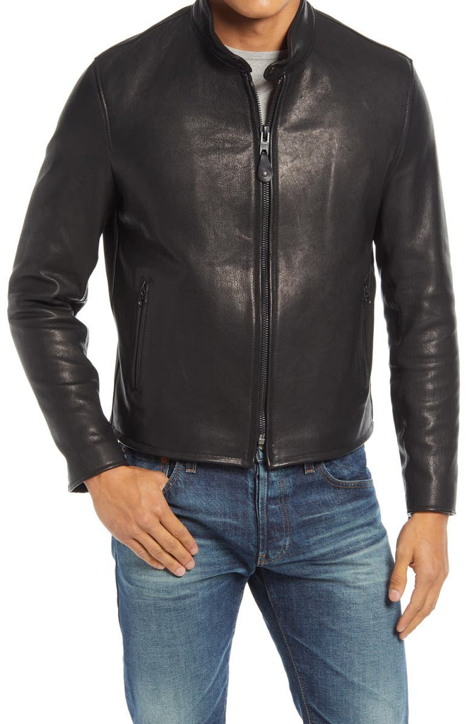 Leather Moto Jacket - Versatile Jackets