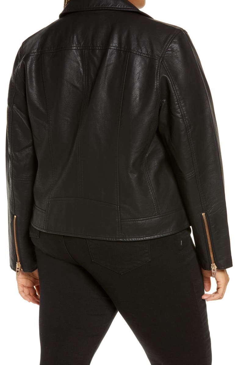 Lifechanger Faux Leather Moto Jacket - Versatile Jackets