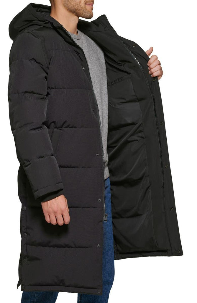 Long Hooded Puffer Parka - Versatile Jackets