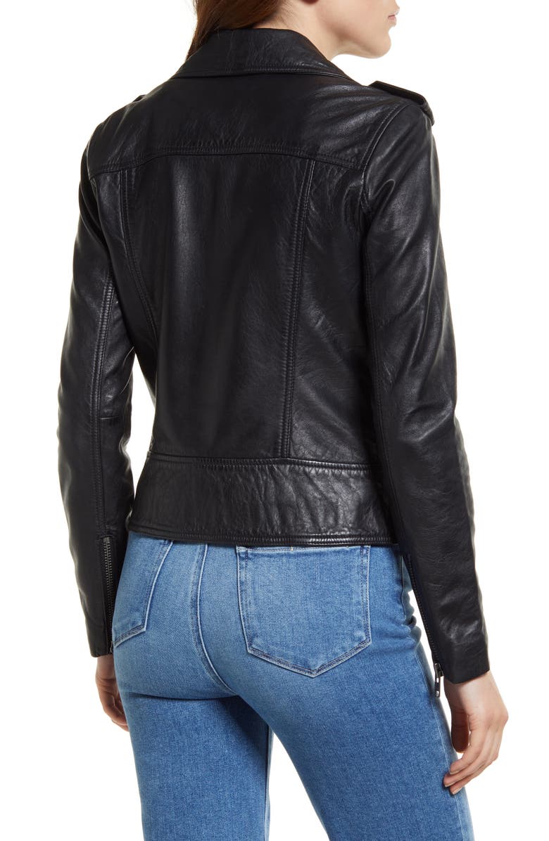 Women Leather Biker Jacket - Versatile Jackets