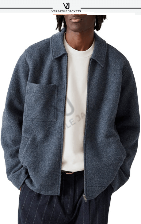 Boiled Wool Chore Jacket - Versatile Jackets