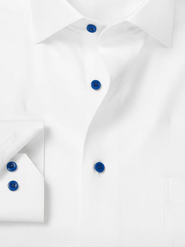 Wrinkle-Free Herringbone Dress Shirt 