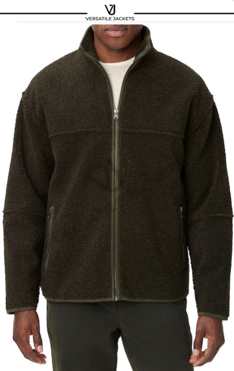 High Pile Fleece Jacket - Versatile Jackets