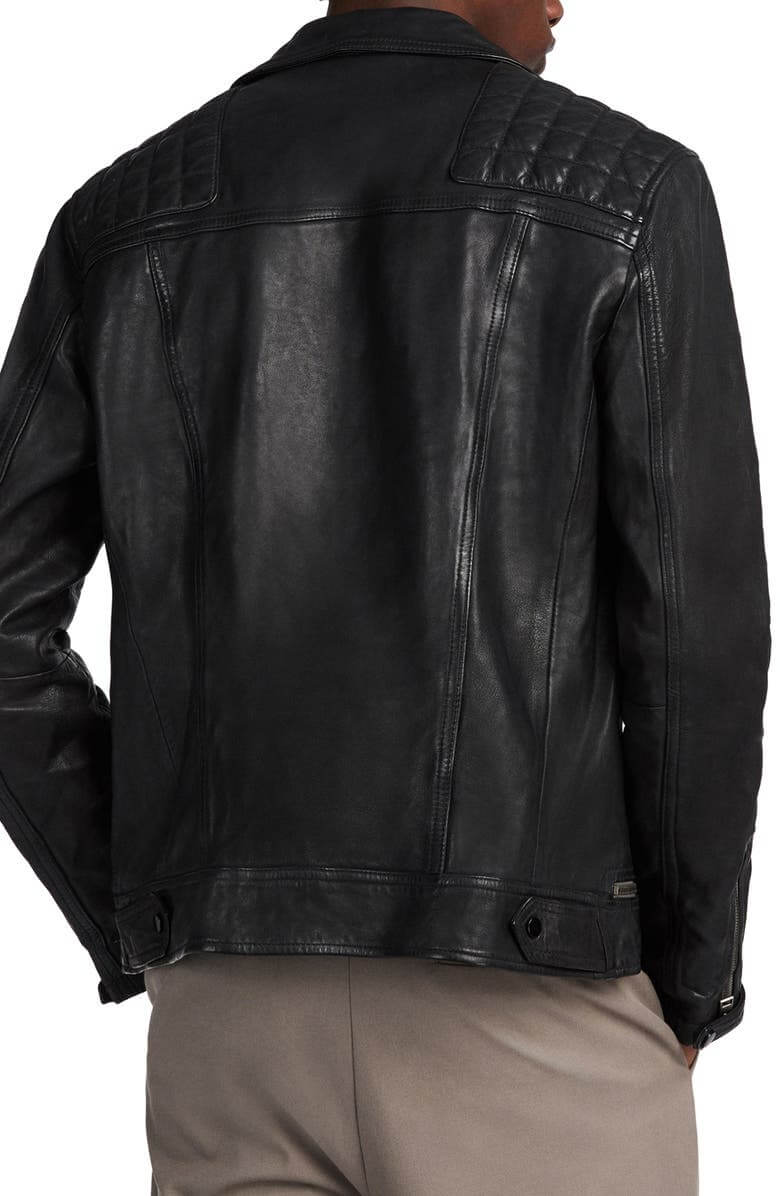 Conroy Leather Biker Jacket - Versatile Jackets