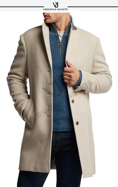 Lodestone Wool Blend Overcoat - Versatile Jackets