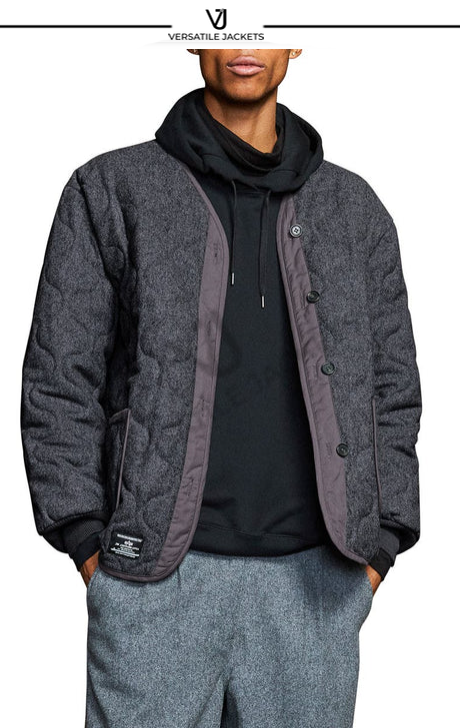 Luxurious Wool Blend Jacket Liner for Men - Versatile Jackets