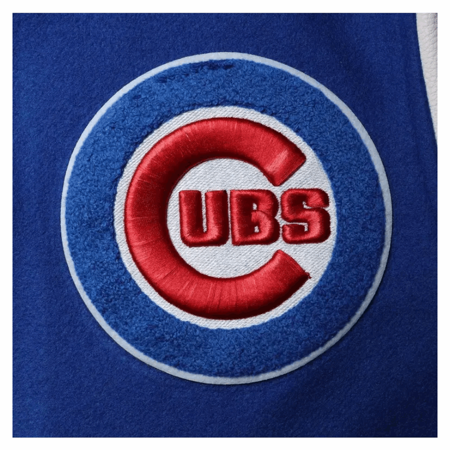 Men's Pro Standard Royal/White Chicago Cubs Varsity Logo Full-Zip Jacket - Royal - Versatile Jackets