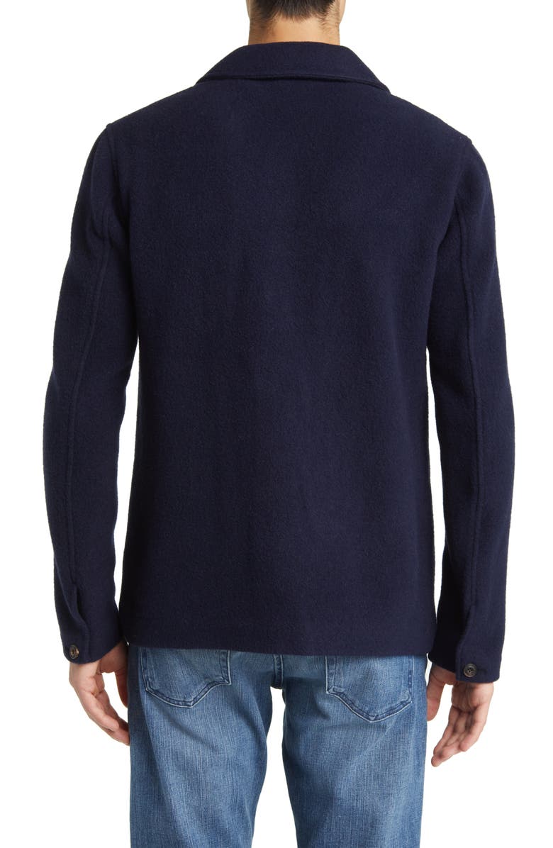 Felted Wool Bland Chore Coat - Versatile Jackets