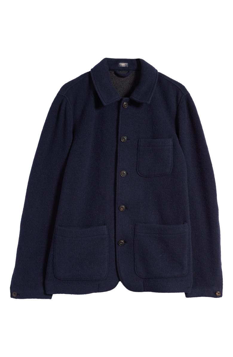 Felted Wool Bland Chore Coat - Versatile Jackets