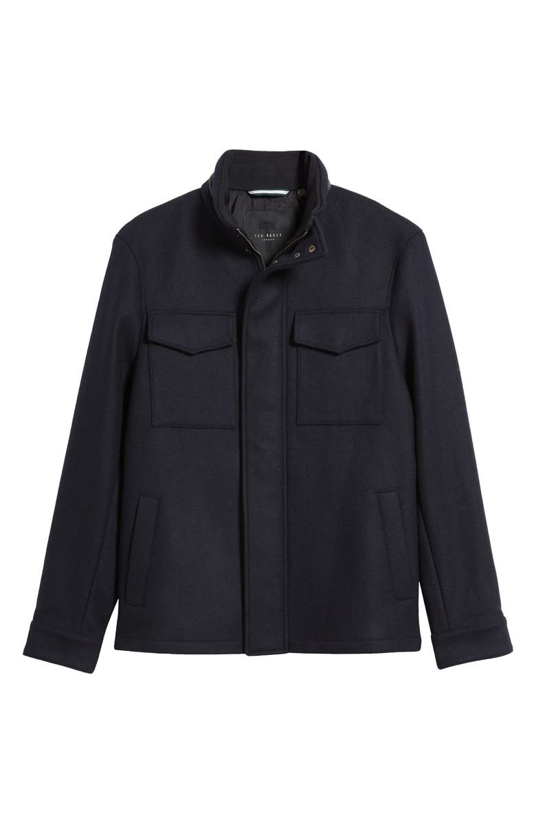 Wool Blend Field Jacket - Versatile Jackets