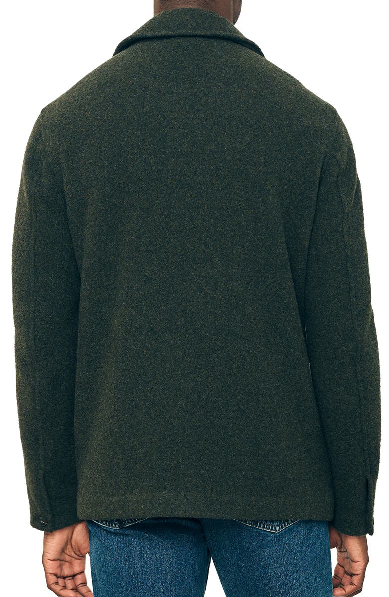 Felted Wool Bland Chore Coat - Versatile Jackets