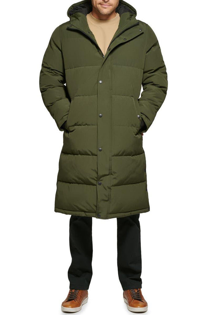 Long Hooded Puffer Parka - Versatile Jackets