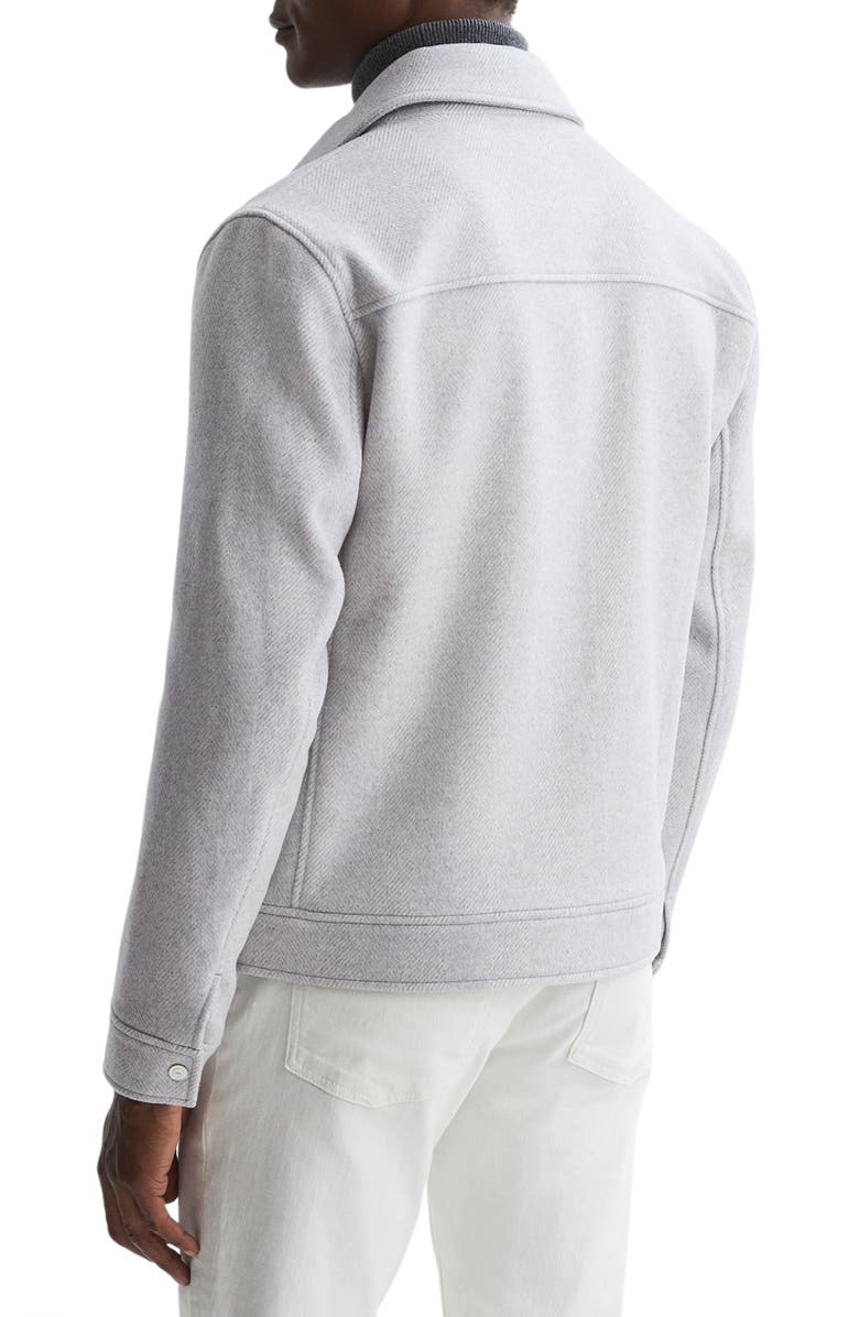 Peridoe Wool Blend Felted Herringbone Jacket - Versatile Jackets