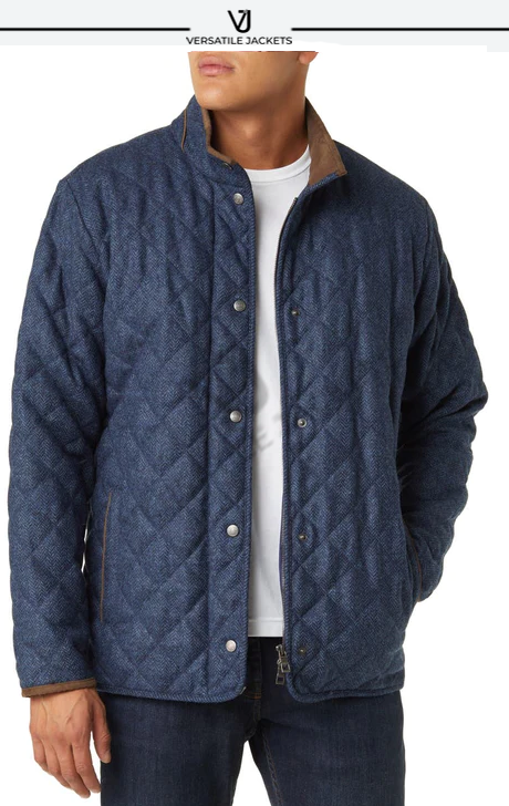 Suffolk Quilted Wool Travel Coat - Versatile Jackets