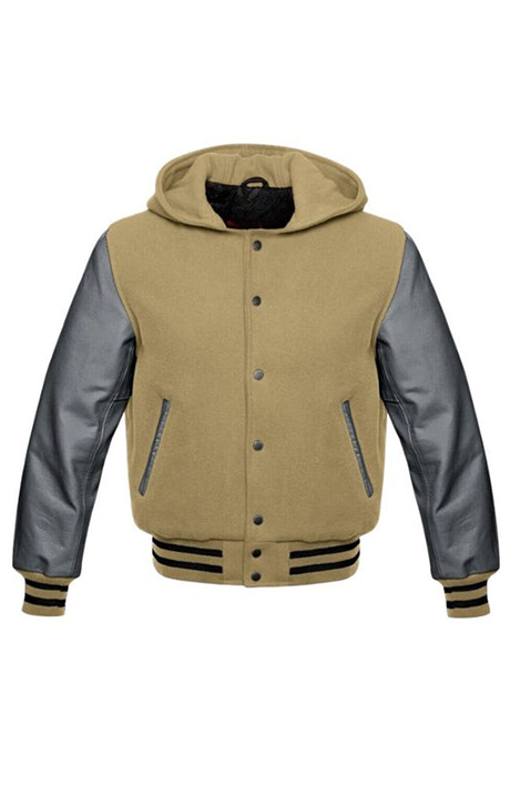 DESERT STORM VARSITY HOODED JACKET - Versatile Jackets